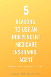 5 reasons to use an independent medicare insurance agent. Author is a Nebraska based independent insurance agent.